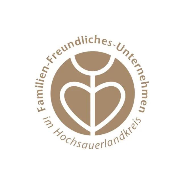 Familienfreundliches Unternehmen HSK Logo schwarz